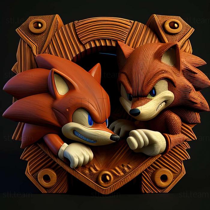 3D model Sonic the Hedgehog 3  Knuckles game (STL)